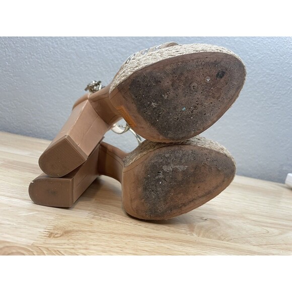 $795 Alexandre Birman Women's Alice Espadrille Platform Heels Shoes Sz 37.5/US 7 - Picture 7 of 12